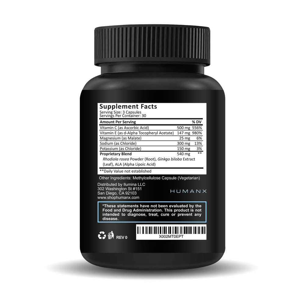 Altitude Rx Label Altitude Assist | Elevate Performance & Combat Altitude Sickness